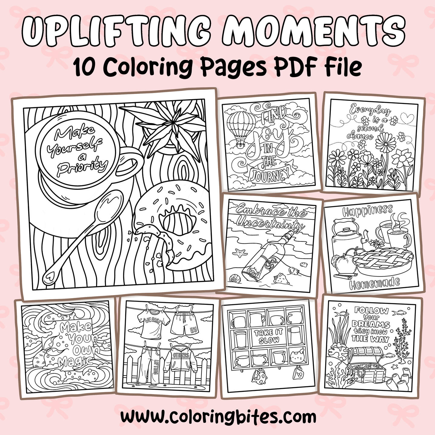 Uplifting Moments Coloring Pages